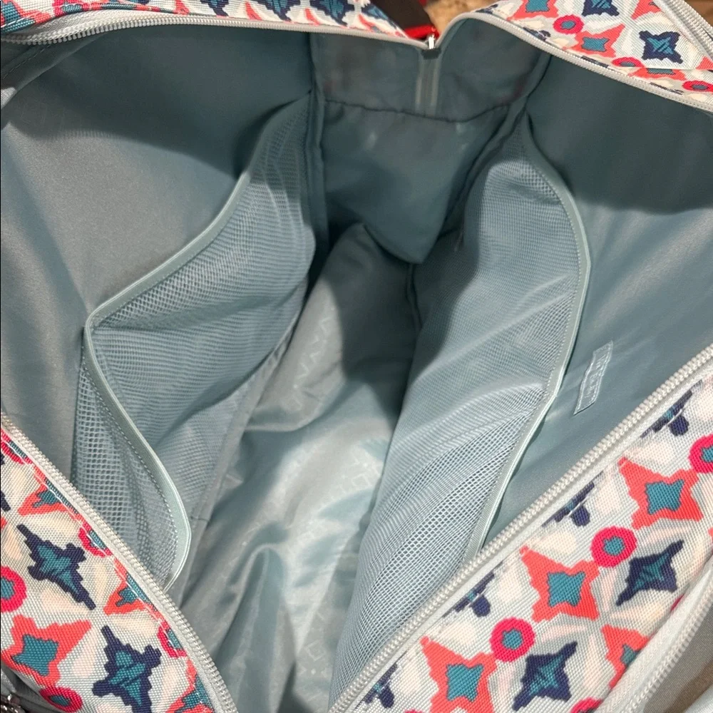 Vera Bradley Lighten Up Weekender Travel Bag Carry-on Retired Water Geo